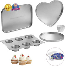 Easy Bake Oven Pan Set, 4 Pans 75 Liners, Nonstick Aluminum Accessories  Award-