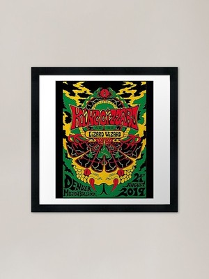 King Gizzard and the Lizard Wizard Gerahmtes Wandbild Poster Leinwanddruck Bild