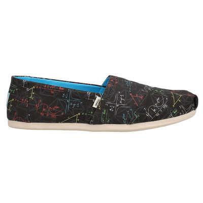 TOMS Alpargata Slip On  Womens Black Flats Casual 10017287T