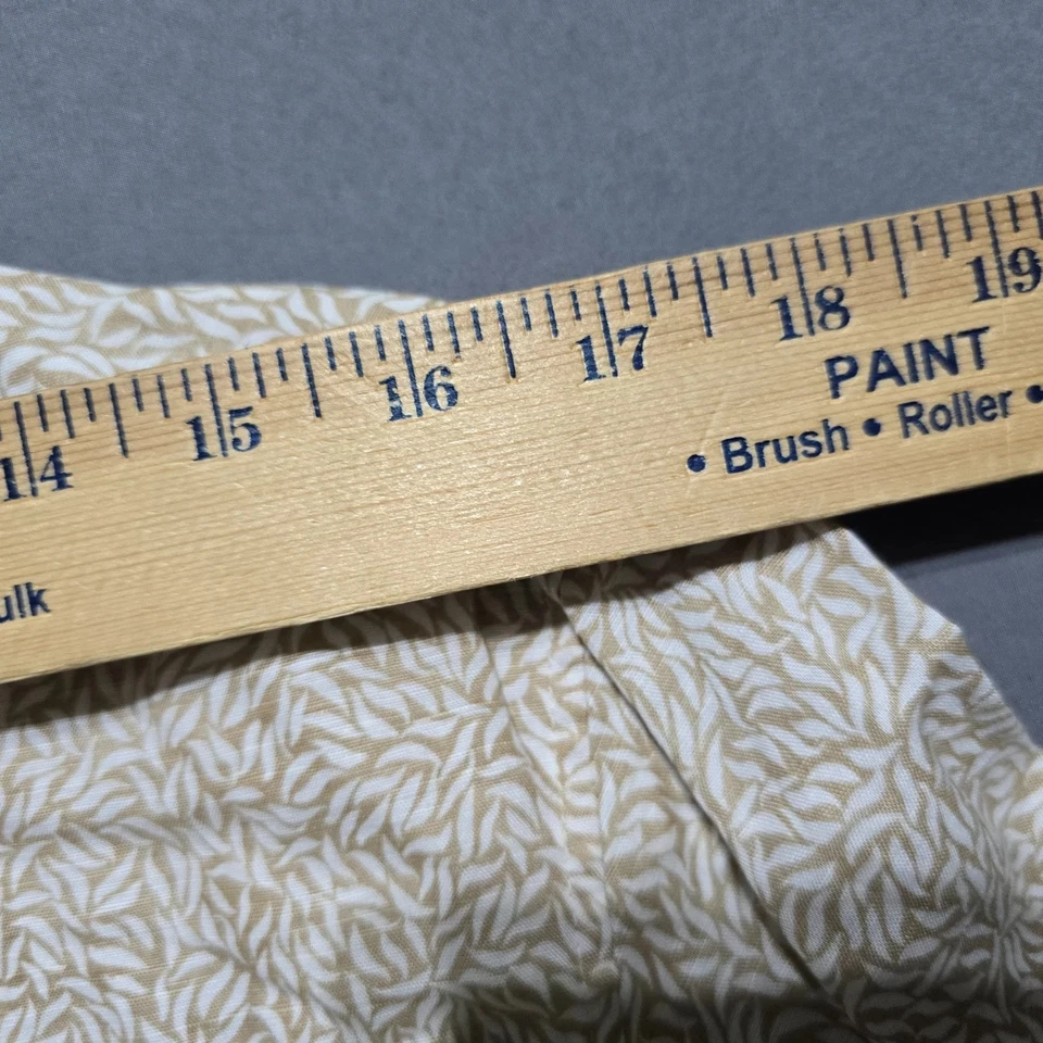 Camisa Michael Kors Para Hombres Mezcla de Lino Hoja Clásica Botón Pequeña Hawaiana Aloha Foto 4 de 4