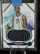 2023-24 Topps Motif- Rookie Jersey Autographs Isaiah Wong RPA game worn /10🔥🔥
