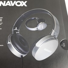 Magnavox  Studio Headphones, Foldable,  New In Box Grey 32mm