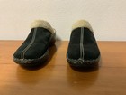 Naturalizer Womens Black Suede Comfort Clog Slip Ons Beige Sherpa Trim 6.5 M — photo 2