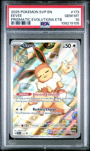 Eevee 173 Sv: Scarlet & Violet Promo Cards Holo Full  Prismatic Gem PSA 10 Star