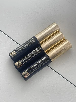 ESTÉE LAUDER 3 x Estee Lauder Sumptuous Extreme Volume Mascara 01 Extreme Black 2.8ml BN