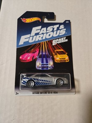 2016 Hot Wheels 2 Fast 2 Furious Nissan Skyline GT-R (R34) 2/8 (VHTF)