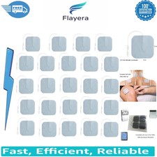 24 Cleared TENS Unit Pads - 2x2inch Self-Adhesive Electrodes for Pain Relief