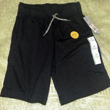 NWT Cat  Jack Boys Black Knit Shorts Size M 8/10 