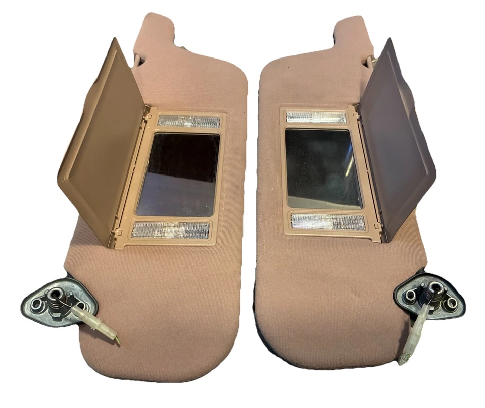 Par de quebra-sol lateral para motorista e passageiro Ford Thunderbird Mercury Cougar 1989-1997 - Imagem 2 de 4