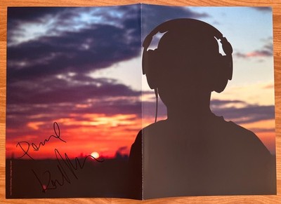 ORIGINAL Autogramm von Paul Kalkbrenner. pers. gesammelt. 100% ECHT. POSTER.