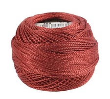 DMC 116 8-355 Pearl Cotton Thread Balls, Dark Terra Cotta, Size 8