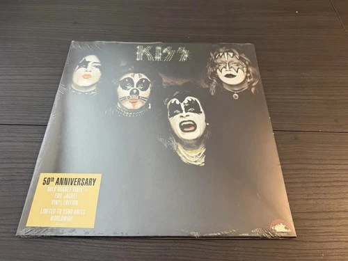 KISS 50th Anniversary Premium Gold Nugget Vinyl 1/2500 Limited Edition Foil Jack