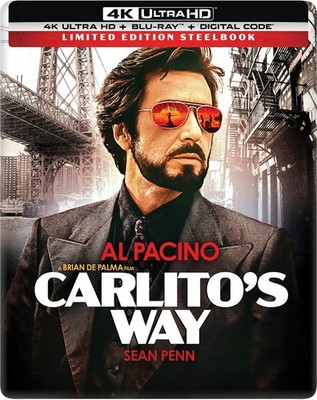 Carlito's Way 4K UHD Blu-ray Steelbook NEW