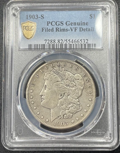 1903 S Morgan Silver Dollar $1 PCGS VF Details Choice Very Fine