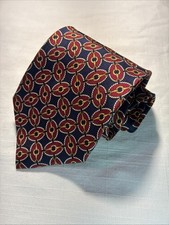Brooks Brothers Men's Tie 100% Silk Equestrian Bridle Made In USA