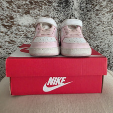 Nike Court Borough Low Recraft TD Pink/White Leather H L 4C DV5458-105