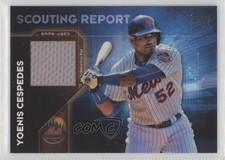 2016 Topps Scouting Report Relics Yoenis Cespedes #SRR-YC s1i