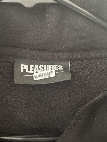 Pleasures Harmony Pullover mit Viertelreißverschluss Gr. Small schwarz - Bild 3 von 5