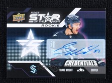 2022 Credentials 1st Star of the Night Rookies /25 Shane Wright #1SR-1 Auto 11jd