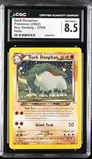 CGC 8.5 Dark Donphan 3/105 Neo Destiny Holo Pokemon Card NM - Mint Vintage