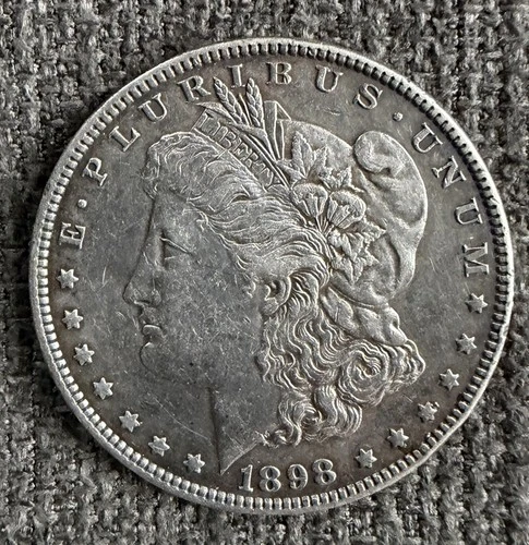 1898 P Silver Morgan Dollar VF