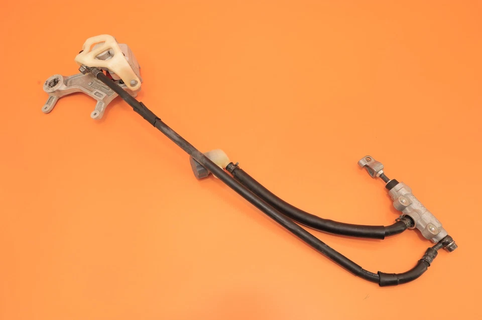 CR250R CR250 1999 97-99 OEM pinza de freno trasera soporte cilindro maestro manguera Foto 3 de 4