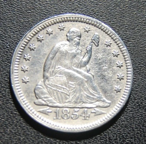 1854 Seated Liberty Quarter