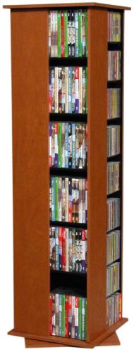 612 CD 288 DVD Floor Spinner Storage Tower DVD/CD Rack - NEW