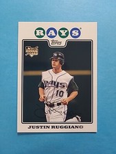 JUSTIN RUGGIANO 2008 TOPPS BASEBALL CARD # 289 H4364