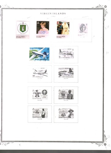 Collection Virgin Islands Scott Album Pages, 1937/1982, Cat $35 Mint & Used - 第 13/13 張圖片