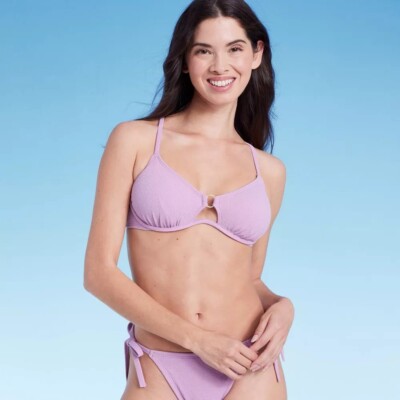 Aubade パープル　ビキニ　70D Aubade パープル ビキニ 70D Aubade Pure Vibration Half Cup