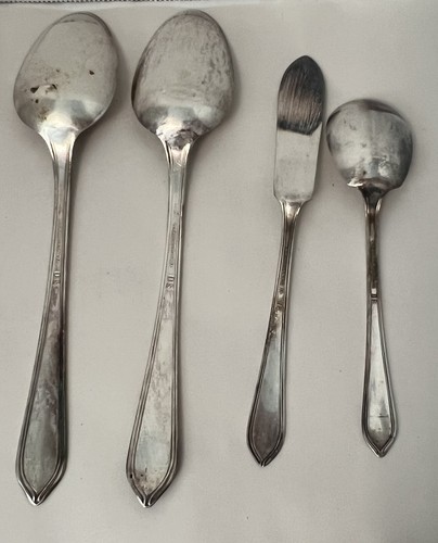 Vintage Wm Rogers & Son IS Versilbertes Besteck Georgisch 41 Teile - Bild 7 von 17