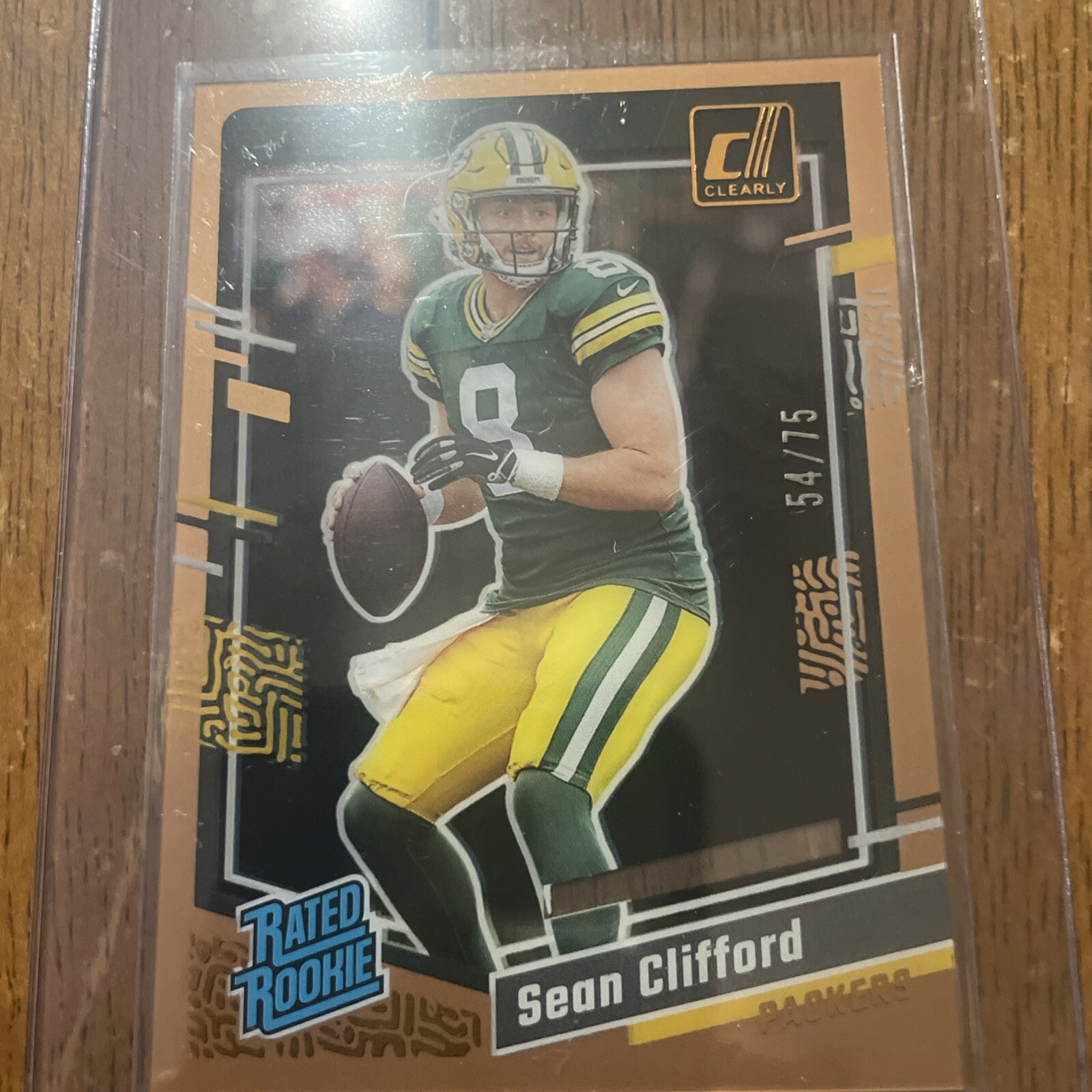 2023 Panini Clearly Donruss - Bronze  #82 Sean Clifford /75 (RC)