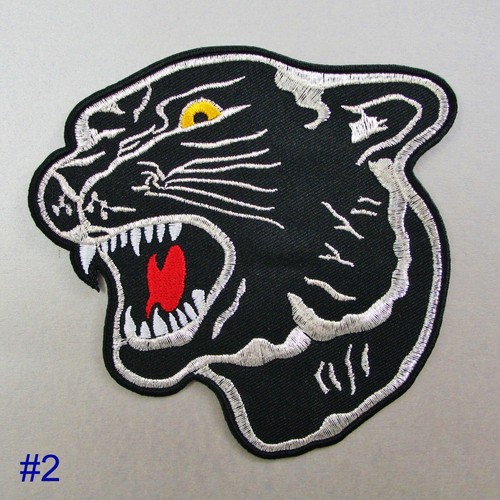 Animal Thermocollant Brodé Chiffon Patch Badge Appliqué Gothique Emo Punk Motard - Photo 3/31