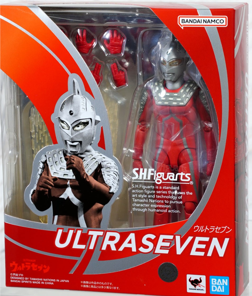 TAMASHII NATIONS Bandai S.H. Figuarts Ultra Seven Action Figure 150 Mm, Con Effetti E Mani Opzionali