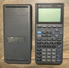 Texas Instrument TI-82 Graphing Calculator with Cover, Tested Working
