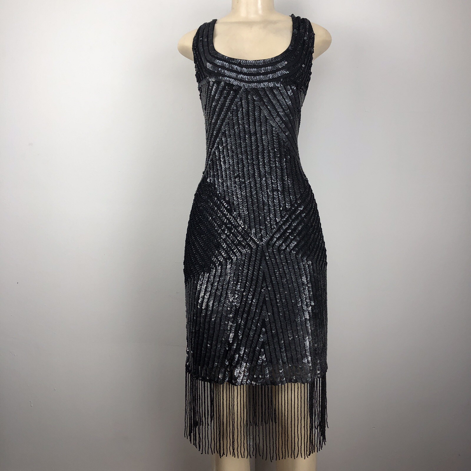 adrianna papell black cocktail dress