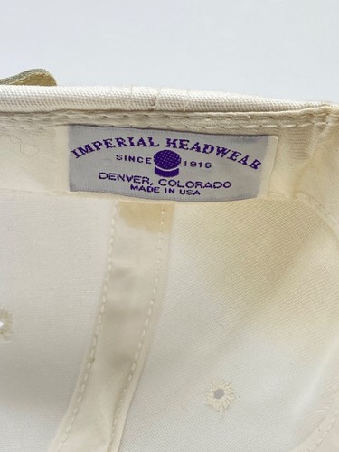 Vintage 1996 US OPEN Golf Event StrapBack Hat Oakland Hills White Mubea Imperial - Picture 14 of 18