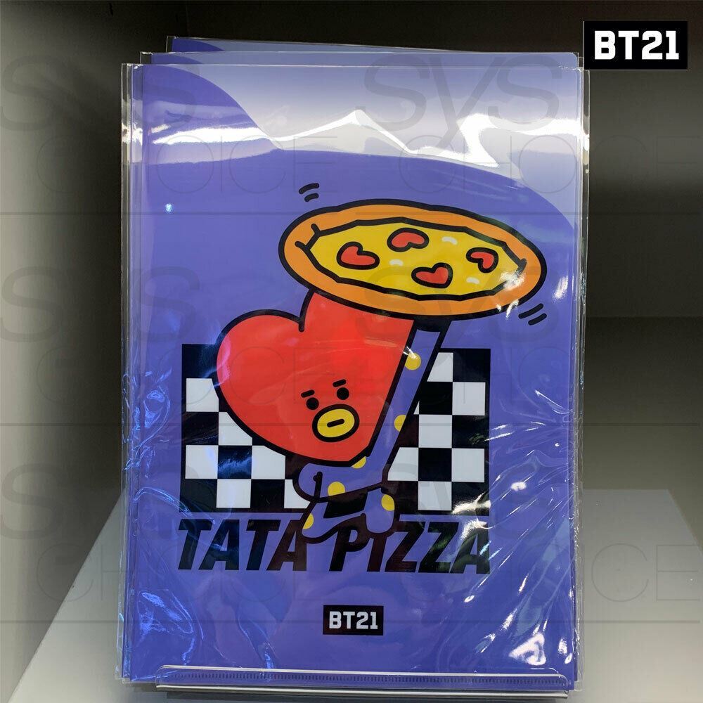 BTS BT21 Official Authentic Goods 2Pocket PP File Folder 7SET BITE