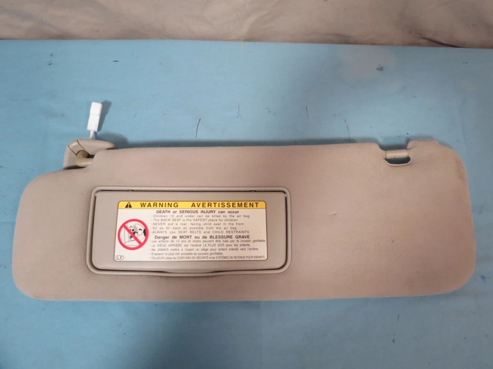 ✅  03 04 05 Lexus LX470 Left DRIVER Side Sun Visor Sunvisor Shade Panel TAN OEM — 第 2/4 张图片