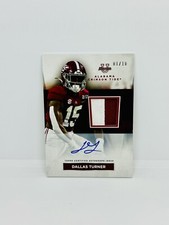DALLAS TURNER Rookie 2023 Bowman University Alabama Patch Auto RPA /10