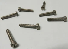 6-32 x 3/4 Fillister Head Slotted Stainless Steel Machine Screws 25 Pc USA #254