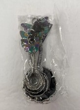 GANZ Measuring Color Spoon Set Butterfly Decorative Collectible NWT