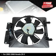 AC Condenser Cooling Fan Motor&Shroud For 2002-2006 Honda CR-V 2003-2006 Element