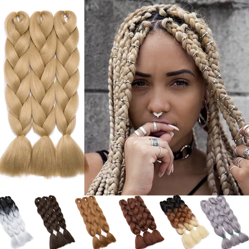 Black Long Pigtail Hair Extensions