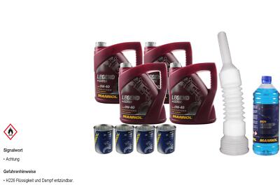 16L MANNOL Motoröl SAE 0W-40 LEGEND+ESTER inkl. Additiv Auslaufschlauch
