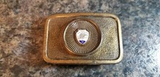 Vintage Old Fort Niagara New York Brass Belt Buckle
