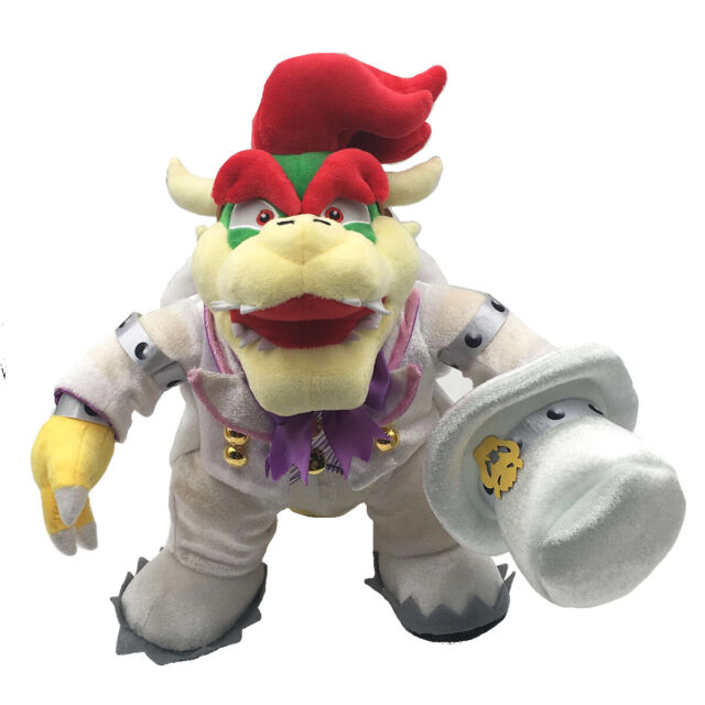 Super Mario Odyssey Plush Wedding Bowser King Koopa Cappy Peach Stuffed Doll Toy | eBay
