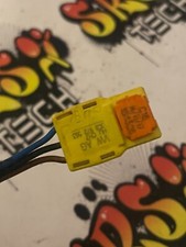 AUDI SEAT FRONT PASSENGER AIRBAG PLUG 3 WIRE 3C8972563 BLUE BLACK AND BROWN