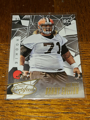 BROWNS DANNY SHELTON 2015 LEAF CERTIFIED #193 630/999 ROOKIE CARD RC